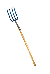 Image showing Pitchfork shot over white background