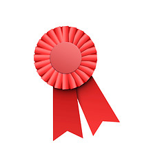 Image showing First place red ribbon, bitmap copy