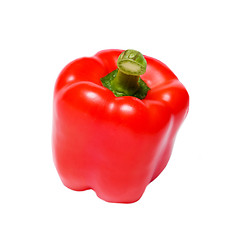 Image showing Red Bell Pepper over white background