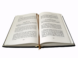 Image showing Open book isolated