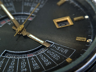 Image showing Clock-face close-up