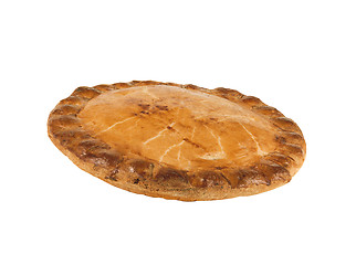 Image showing Apple Pie On White Background