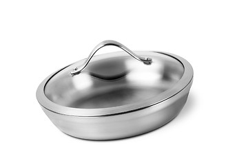 Image showing Silver cooking pot