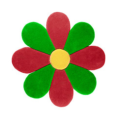 Image showing carpet in the form of a flower