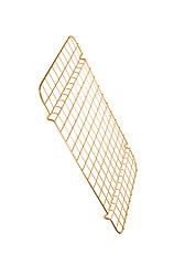 Image showing golden grill rack