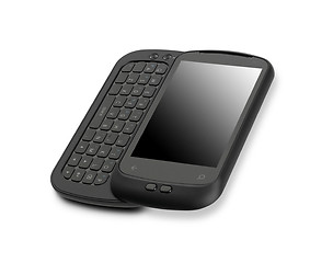 Image showing mobile black phone