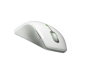 Image showing White computer mouse