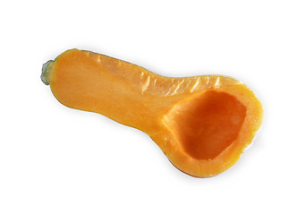 Image showing Butternut squash, whole and halved