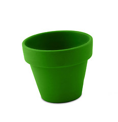 Image showing Green Flowerpot