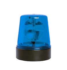 Image showing blue rotating beacon