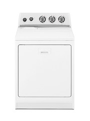 Image showing Isolated washing machine on a white background