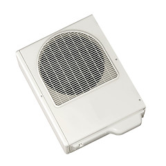 Image showing Inner block of a new air conditioner. Modern design.