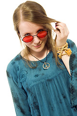 Image showing hippie girl