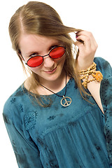 Image showing hippie girl