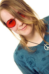 Image showing hippie girl