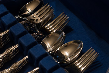 Image showing Silverware Detail