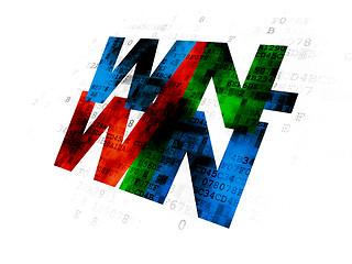 Image showing Finance concept: Win-Win on Digital background