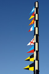 Image showing Nautical flags