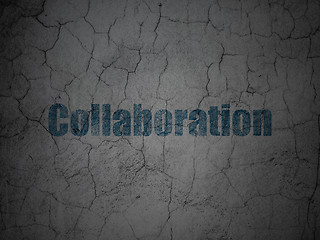 Image showing Finance concept: Collaboration on grunge wall background