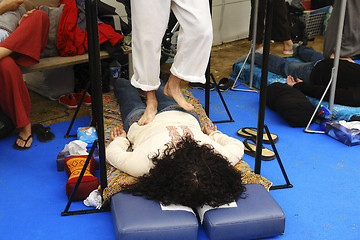 Image showing Barefoot massage