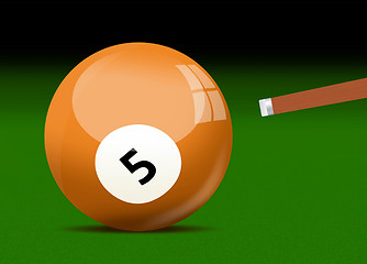 Image showing snooker club