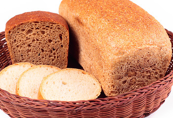 Image showing various sliced bread in poket