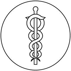 Image showing medical sign outline