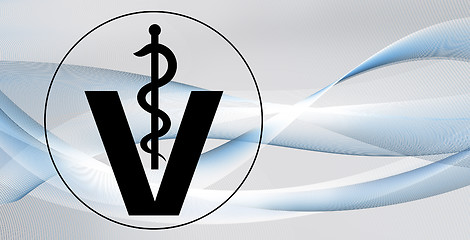Image showing veterinary symbol background