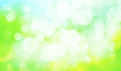 Image showing abstract nature lights bokeh