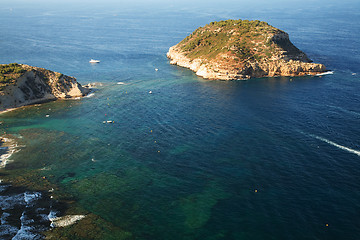 Image showing Island in the blue sea