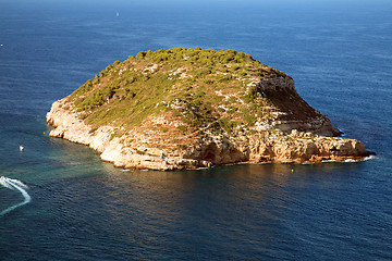 Image showing Island in the blue sea