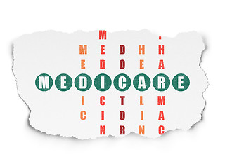 Image showing Health concept: Medicare in Crossword Puzzle