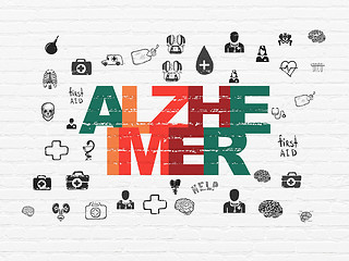 Image showing Medicine concept: Alzheimer on wall background