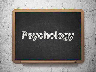 Image showing Health concept: Psychology on chalkboard background