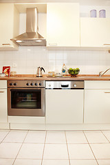 Image showing Kitchen interior in family house