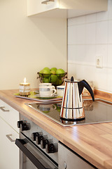 Image showing Kitchen interior in family house