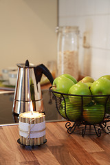 Image showing Kitchen interior in family house