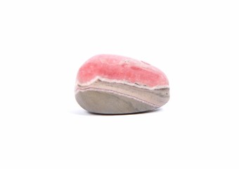Image showing Rose-red tourmaline on white background