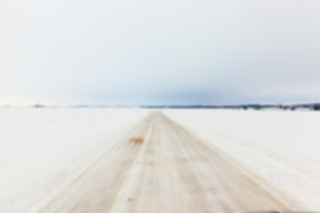 Image showing road in the winter