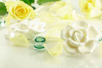 Image showing Luxury soap of natural basis