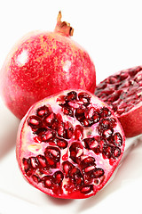 Image showing Pomegranate on plate