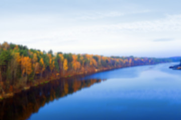 Image showing river in autumn season