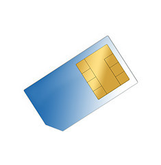 Image showing blue sim card