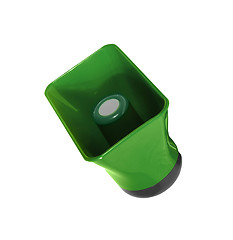 Image showing green megaphone