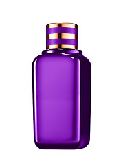 Image showing purple parfume isolated