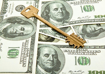 Image showing key on dollars