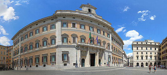 Image showing Piazza di Montecitorio Rome