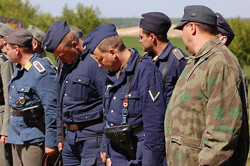 Image showing German soldiers . WW2 reenacting