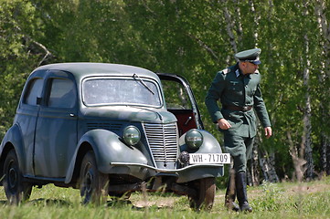 Image showing Old german car. WW2 time