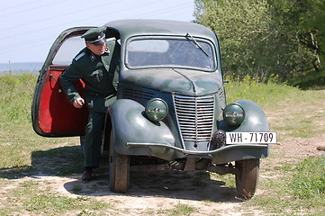 Image showing Old german car. WW2 time